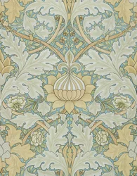 Tapeta St James, návrh pro palác St. James, 1881, vyrobeno společností Morris and Co. Aymer Vallance pro „The Art of William Morris“, vydáno 1897